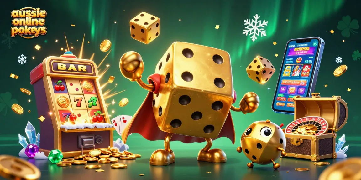 Engage with aussie online pokies in a vibrant 3D carnival scene full of excitement and winning potential.